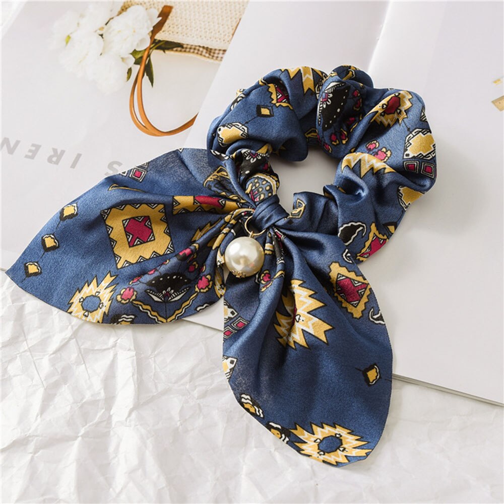 Women's Elastic Bowknot with Print