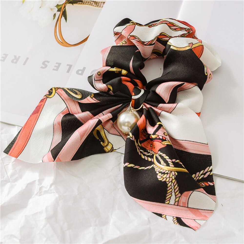 Women's Elastic Bowknot with Print