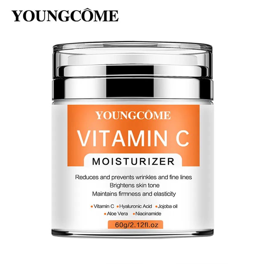 YOUNGCOME VitaminC Face Cream SkinCare Pigment Spots Freckles Remover Whitening Moisturizing Anit-Aging Beauty Health Cosmetics (Copie)