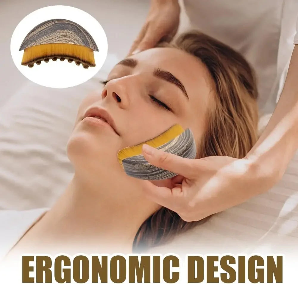 Lymphatic Contour Face Brush,Chin &Jawline Sculpting,Drainage Massager for Face,Ergonomically Designed to Fit The Skin Precisely (Copie)