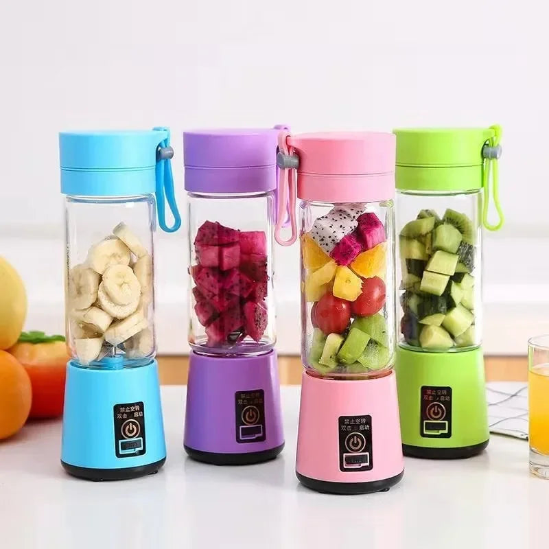Portable Electric Handheld Blender Rechargeable Travel Fruit Juicer Cup Mini Mixer for Smoothies Milkshakes (Copie)