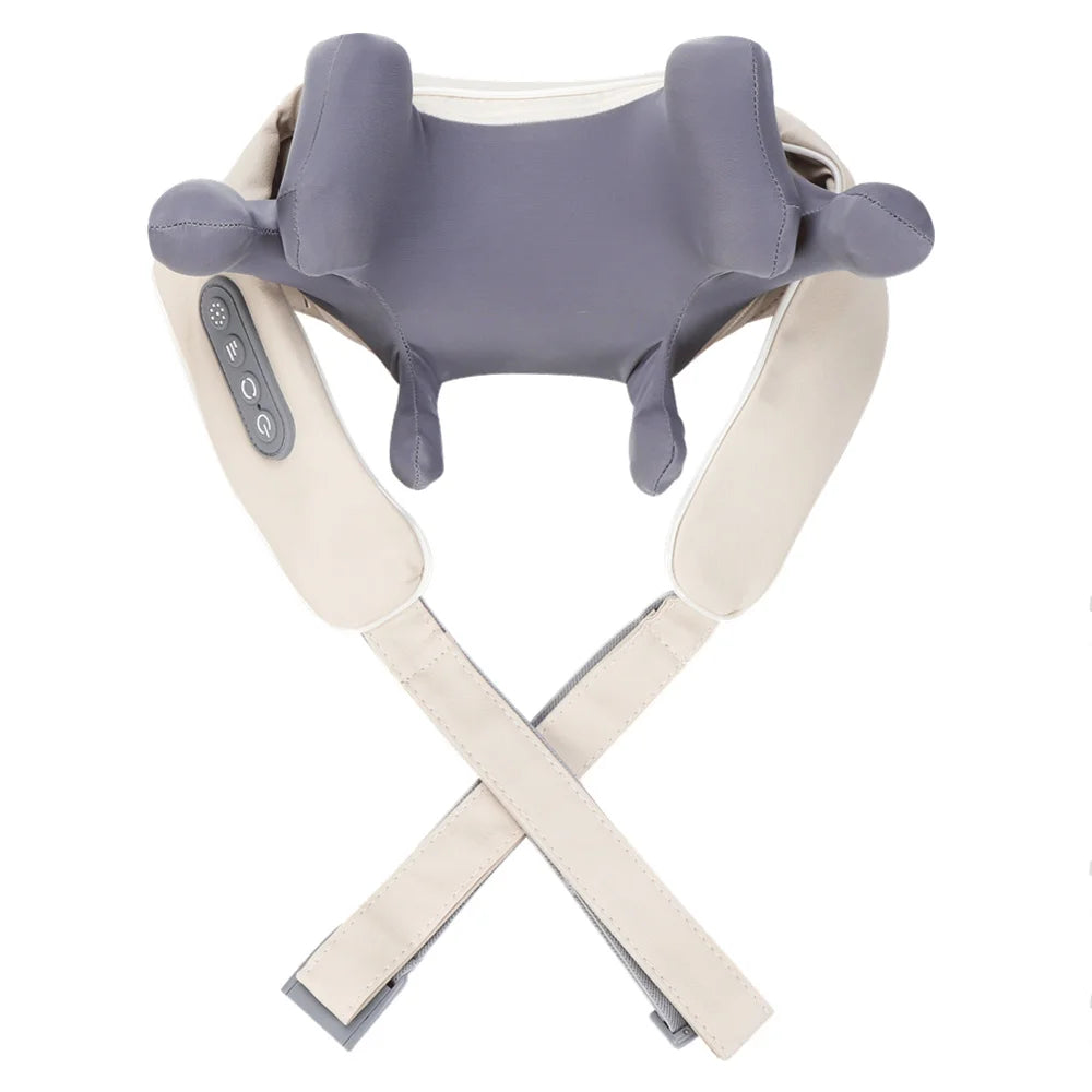8-Head Kneading Neck Shoulder Relaxation Massage Shawl Wireless Neck And Shoulder Massager Waist Back Neck Trapezius masajeador