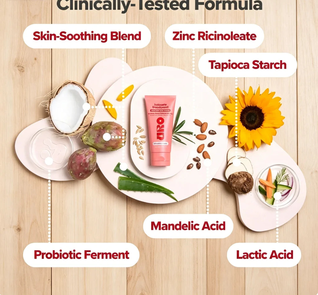 Dermatologist Tested Deodorant Cream - Hypoallergenic Non-Irritating Dries Clear Odor & Moisture Control Anti-Chafing Formula (Copie)