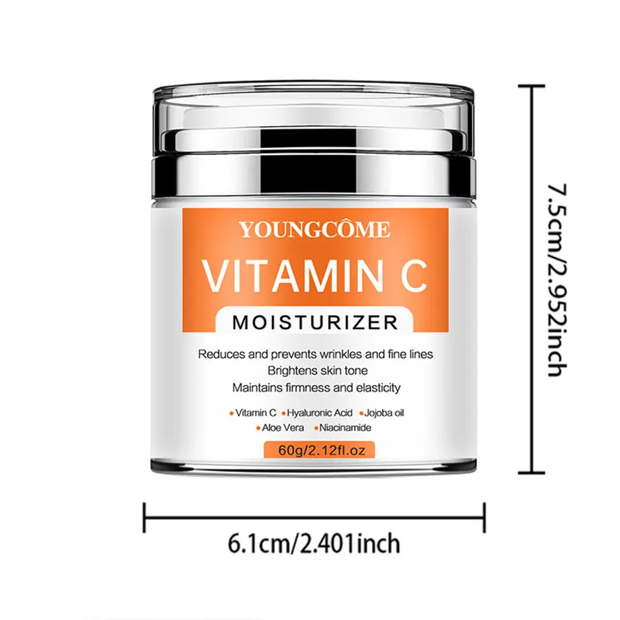 YOUNGCOME VitaminC Face Cream SkinCare Pigment Spots Freckles Remover Whitening Moisturizing Anit-Aging Beauty Health Cosmetics (Copie)