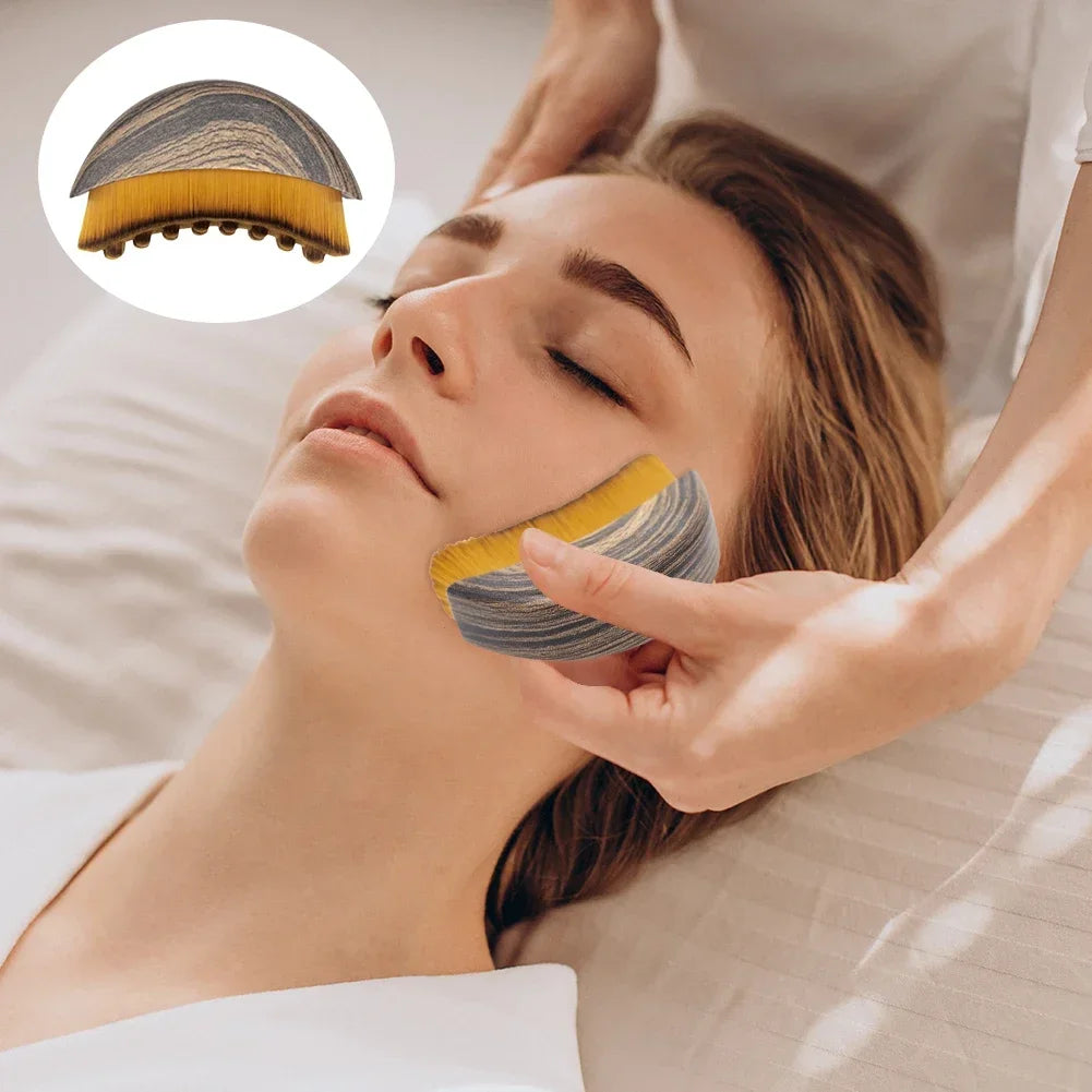 Lymphatic Contour Face Brush,Chin &Jawline Sculpting,Drainage Massager for Face,Ergonomically Designed to Fit The Skin Precisely (Copie)