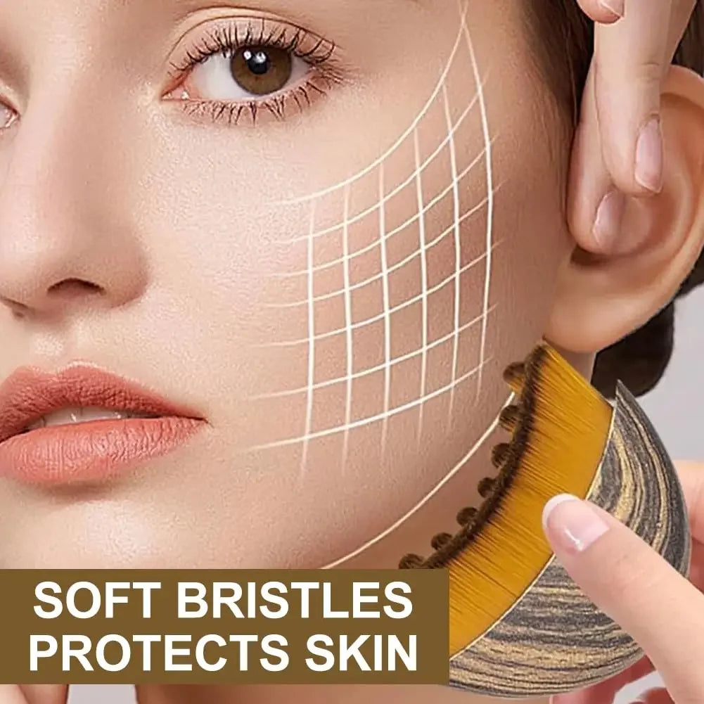 Lymphatic Contour Face Brush,Chin &Jawline Sculpting,Drainage Massager for Face,Ergonomically Designed to Fit The Skin Precisely (Copie)