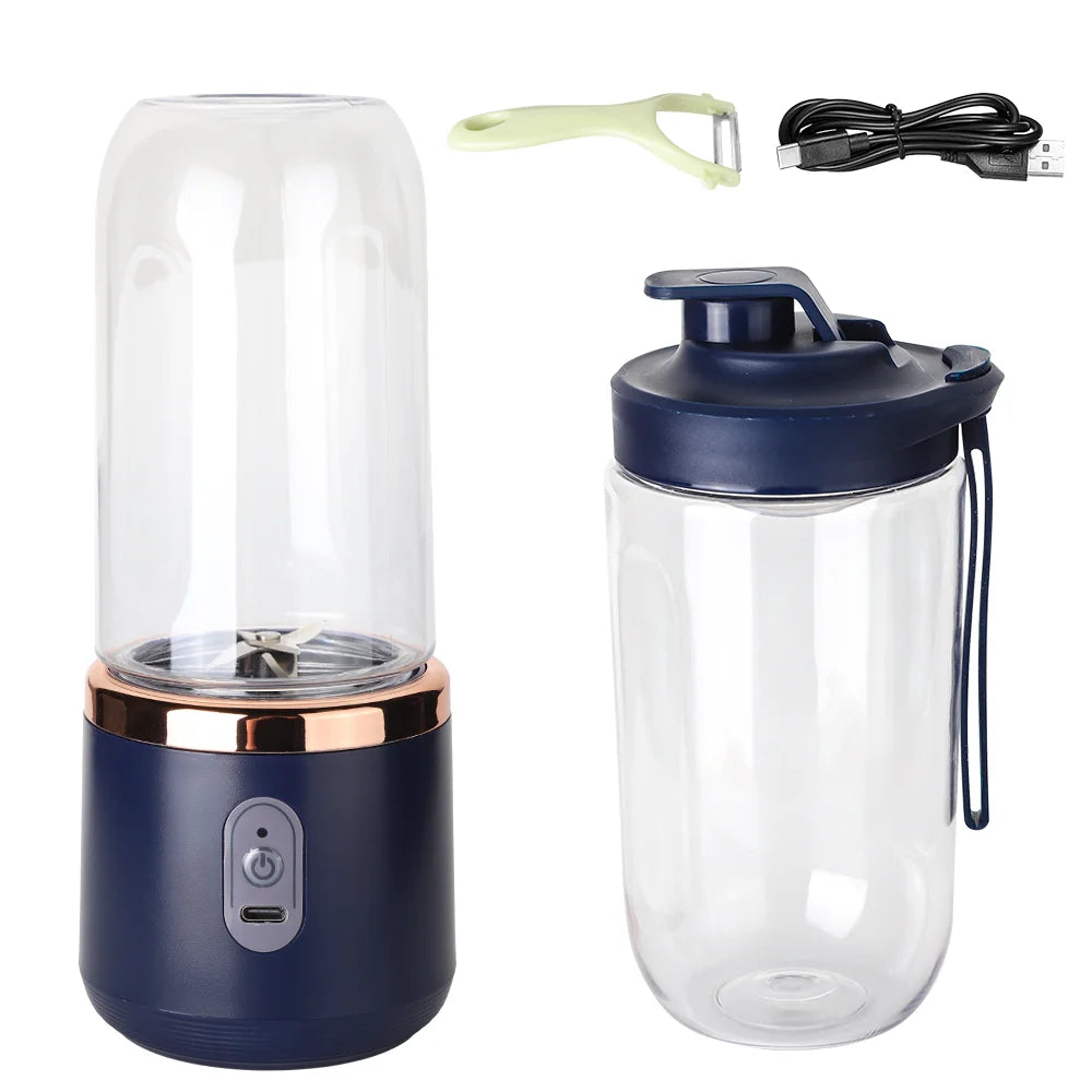 Portable Juicer Orange Juicer Machine Smoothie Blender Juicer Machine 400/450ml for Fruit Vegetable Shakes