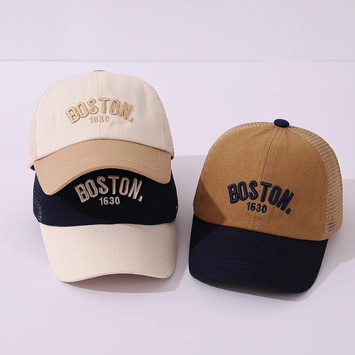 Baby Mesh Baseball Cap Kids Summer Sun Hat Letter Peaked Hats 1-3year Boys Girls Hollow Breathable Sunscreen Caps Children Visor (Copie)
