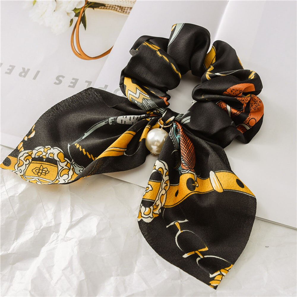 Women's Elastic Bowknot with Print