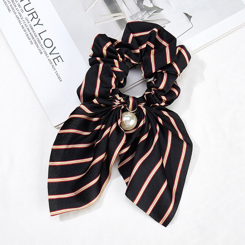 Women's Elastic Bowknot with Print